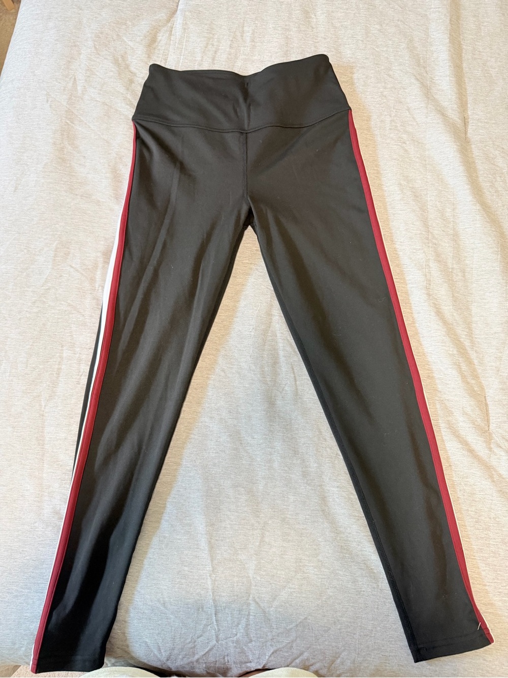 Express Black Active Leggings with White Logo